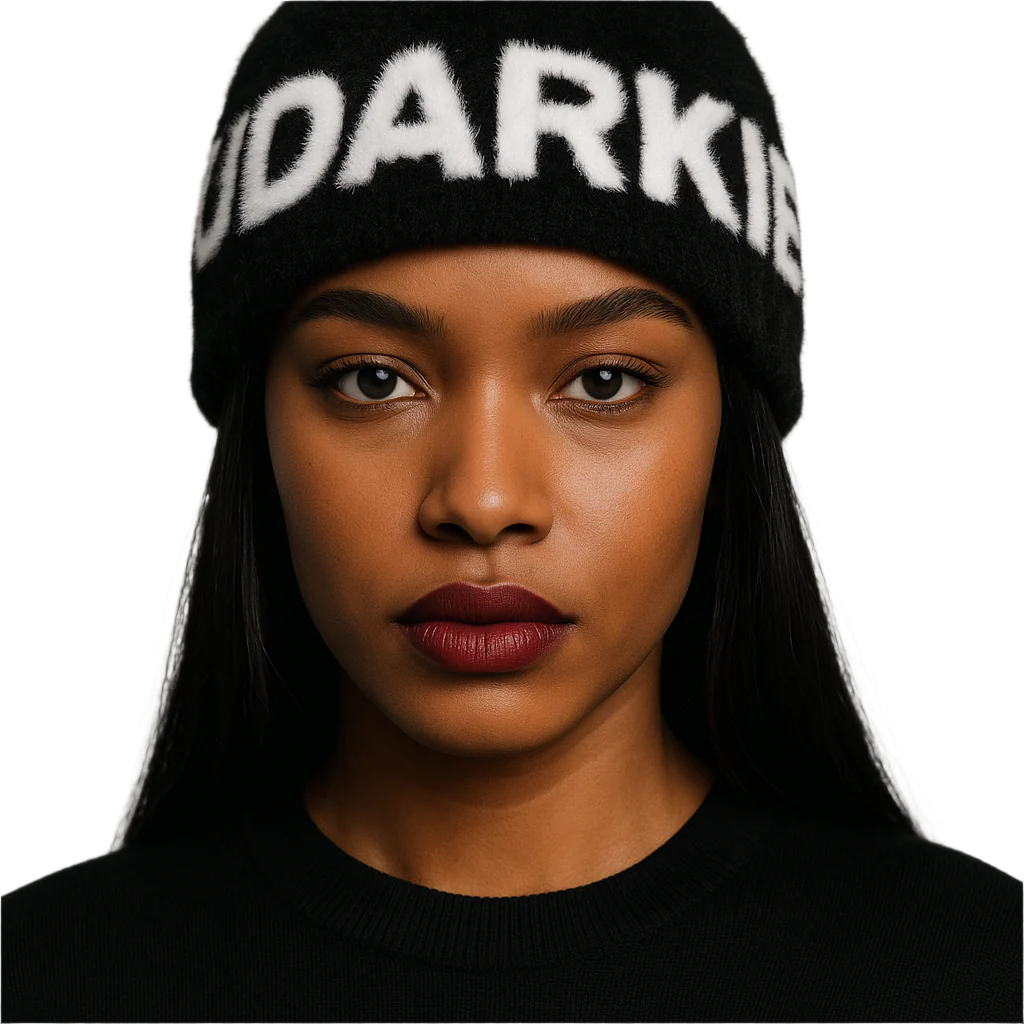 Women wearing UDARKIE Mohair Beanie