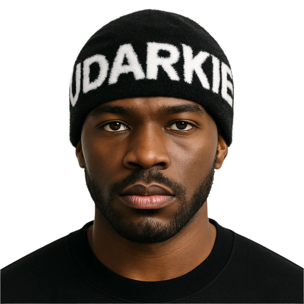 Men wearing UDARKIE Mohair Beanie